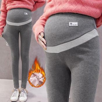 Pantalones de Maternidad de Algodón y Terciopelo