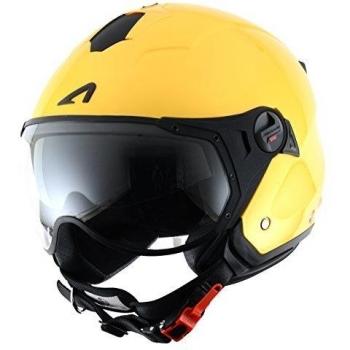 Mini Jet Sport Casco Astone Amarillo Metal Talla L