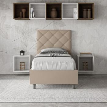 Lit sommier relevable Priya 80x200 taupe