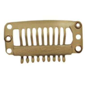 Eurostil 50 Clips para Extensiones Rubio 3,2 cm