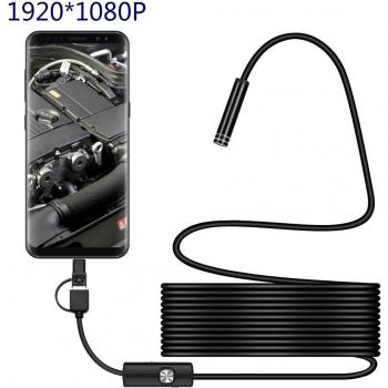 1080P HD Type-C Endoscope Camera with 8 LEDs