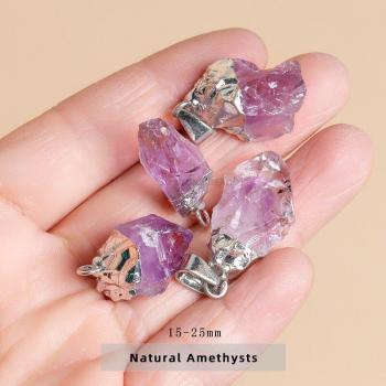 Reiki Healing Amethyst Citrine Pendant Necklace