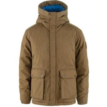 Men’s Ovik Padded Jacket in Wood Brown – Size M