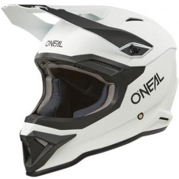 Oneal Casco de Motocross 1SRS Solid Blanco (L)