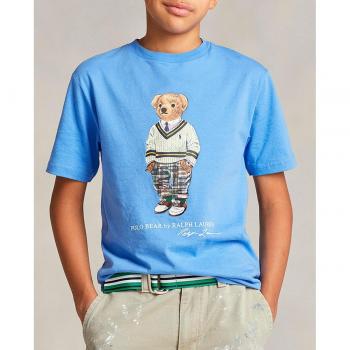 Polo Ralph Lauren T-Shirt Azzurra per Bambini