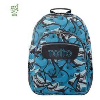 Mochila Tiburones Totto España: Crayolas, Necessario y Bolsa para Calzado