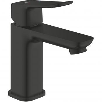 Mitigeur de lavabo noir mat avec bonde push-open modèle Grohe