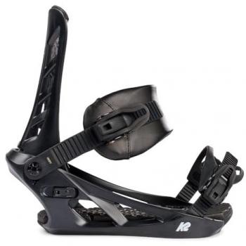 K2 Sports Herren Indy Black Snowboardbindung