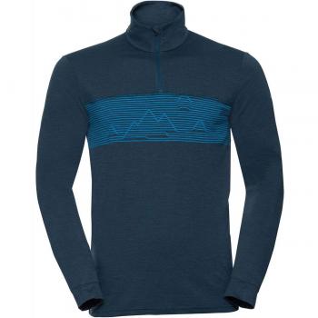 Vaude Herren T-Shirt Base Halfzip, Farbe: baltic sea, Größe: L