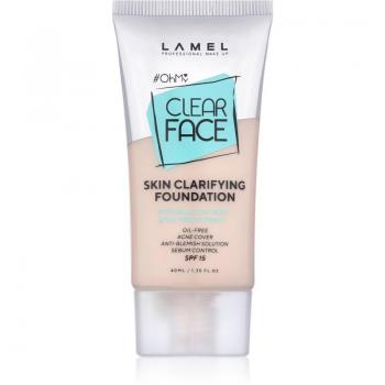 LAMEL OhMonDieu Clear Fond‑de‑Teint Haute Couvrance 402 (40 ml) – Peaux à Problèmes et Gras