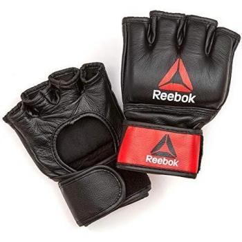 Reebok Combat MMA Lederhandschuhe schwarz/rot