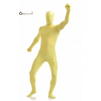 Full Body Yellow Lycra Unitard