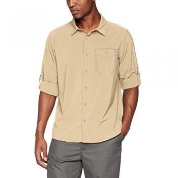 Camiseta Columbia Triple Canyon de Manga Larga para Hombre, Beige