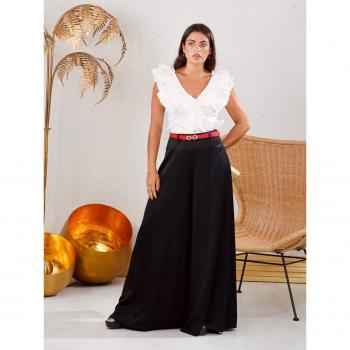 Pantalón Palazzo Duna S Negro – Línea Mariquita Trasquilá