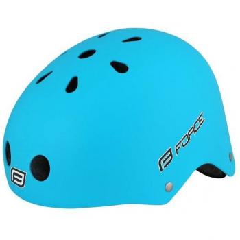 FORCE Fahrradhelm für BMX L-XL mattblau