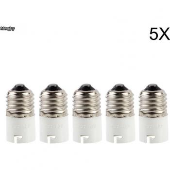 E27 B22 Bajonett Adapter 5 Stück