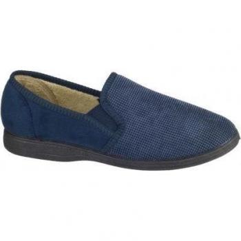 Pantuflas Mirak Tim 11 UK para Hombre en Azul Oscuro