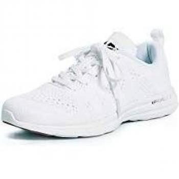 APL: Athletic Propulsion Labs Women's Techloom Pro Sneakers, White/Black/Gum, 8.5 B