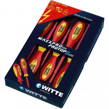 Conjunto de 7 destornilladores aislados Witte PROTOP II VDE