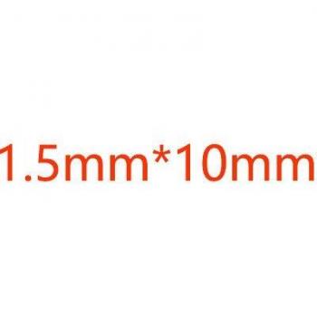 Double Tube ovale en laiton 2.0mm