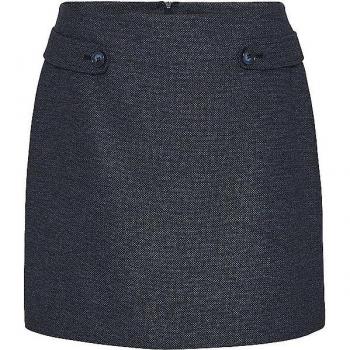 Opus Damen Minirock Rabea Canvas Blau Größe 36