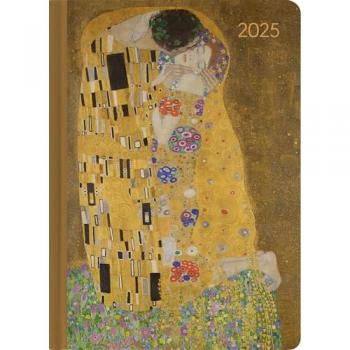 Ladytimer Klimt 2025 Mini Calendar – A6 Weekly Planner, 192 Pages, Alpha Edition