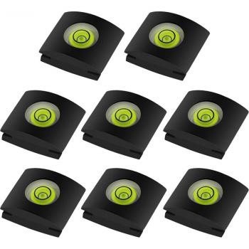 10pcs Camera Flash Shoe Protector Caps with Spirit Level for Canon Nikon Pentax Fuji Sony A7/RX10