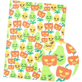 Hojas de cuero A4 con estampado de murciélago para decoración de Halloween