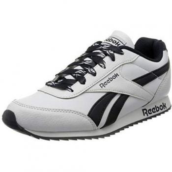 Reebok Royal CLJOG 2 Kids' Running Shoes, White/White/Maroon, 3 UK (34.5 EU)