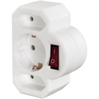 Adaptateur 3 prises Hama, modèle Switch Allemagne