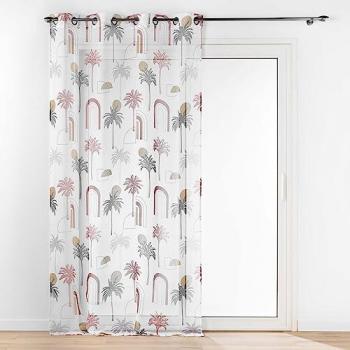 Voilage Bricoline 140×240 cm Sable Sans Motif