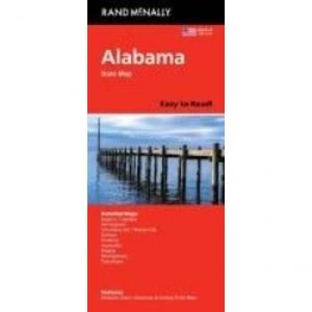 Rand McNally Easy to Read : Alabama State Map, by Rand McNally