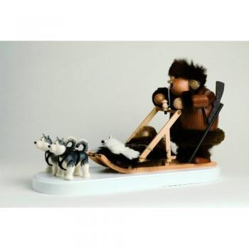 Eskimo Räuchermännchen aus Holz