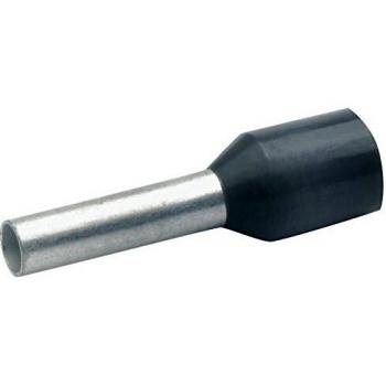 Klauke 47210 Wire End Sleeve, Partially Insulated, 1.5 mm², Black, 1000 pcs