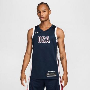 Nike Sportswear USA Basketball Tank Top for Men – Blue S