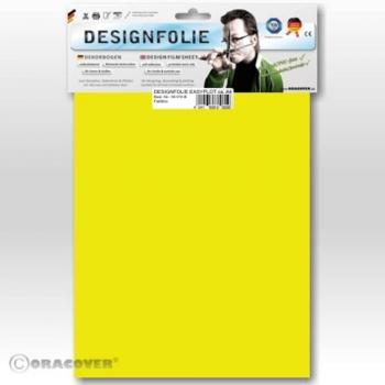 Pellicola Design Oracover Gialla Fluorescente 300 mm x 208 mm