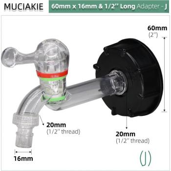 S60 Garden Valve Fitting for IBC Tanks