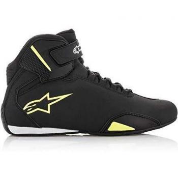 Scarpette Moto Certificate Alpinestars SEKTOR Nero Giallo Fl taglia 11