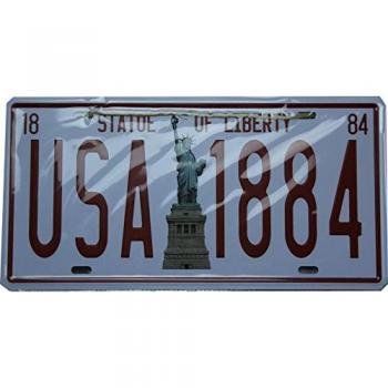 Statue of Liberty License Plate Art