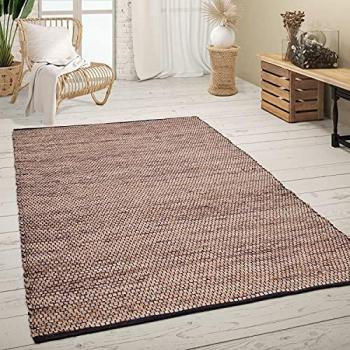 Tapis de Salon en Jute Beige 80x150 cm