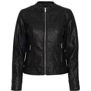 B.Young Jacke mit Reißverschlusstaschen Modell 'Acom' in Black, Größe 38