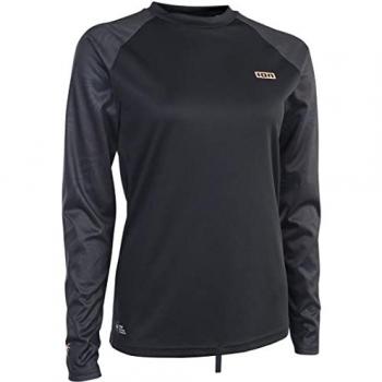 ION Frauen Lycra Wetsuit Oberteil Langarm 2022 schwarz