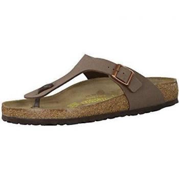 Birkenstock Gizeh Birko-Flor Birkibuc Flip Flops Female Brown Size: 11 US