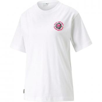 Puma Donna XL White Downtown Graphic Tee