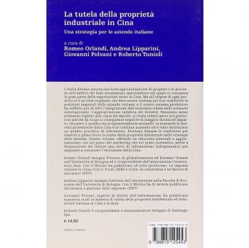 La tutela della proprietà industriale in Cina. Una strategia per le aziende italiane