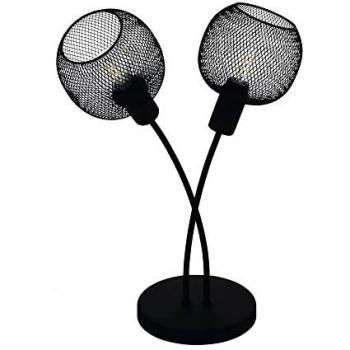 Lampe d’appoint Wrington 2‑units cristal sombre