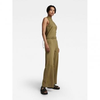 Smoke Olive G‑Star Jumpsuit – Open Back, L