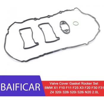 Baificar BMW Valve Cover Gasket Kit 11127588418 for X1 F10 F11 F25 X3 F20 F30 F31 Z4 320i 328i 520i 528i N20 2.0L