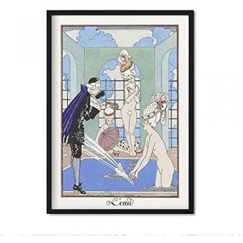 Póster Modelo 022 – Diseño Art‑Deco de George Barbier