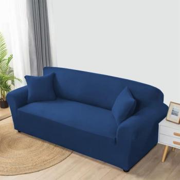 Housse de Canapé 3 Places Flash Blu Extensible 170 à 230 cm